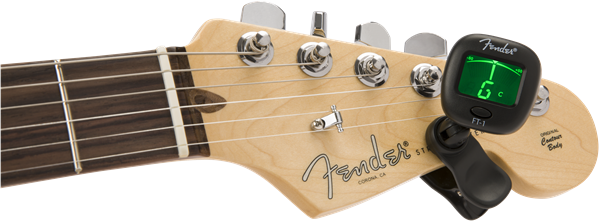 Geniune Fender FT-1 Pro Clip-On Tuner Digital LCD Backlit Screen Multi-Function