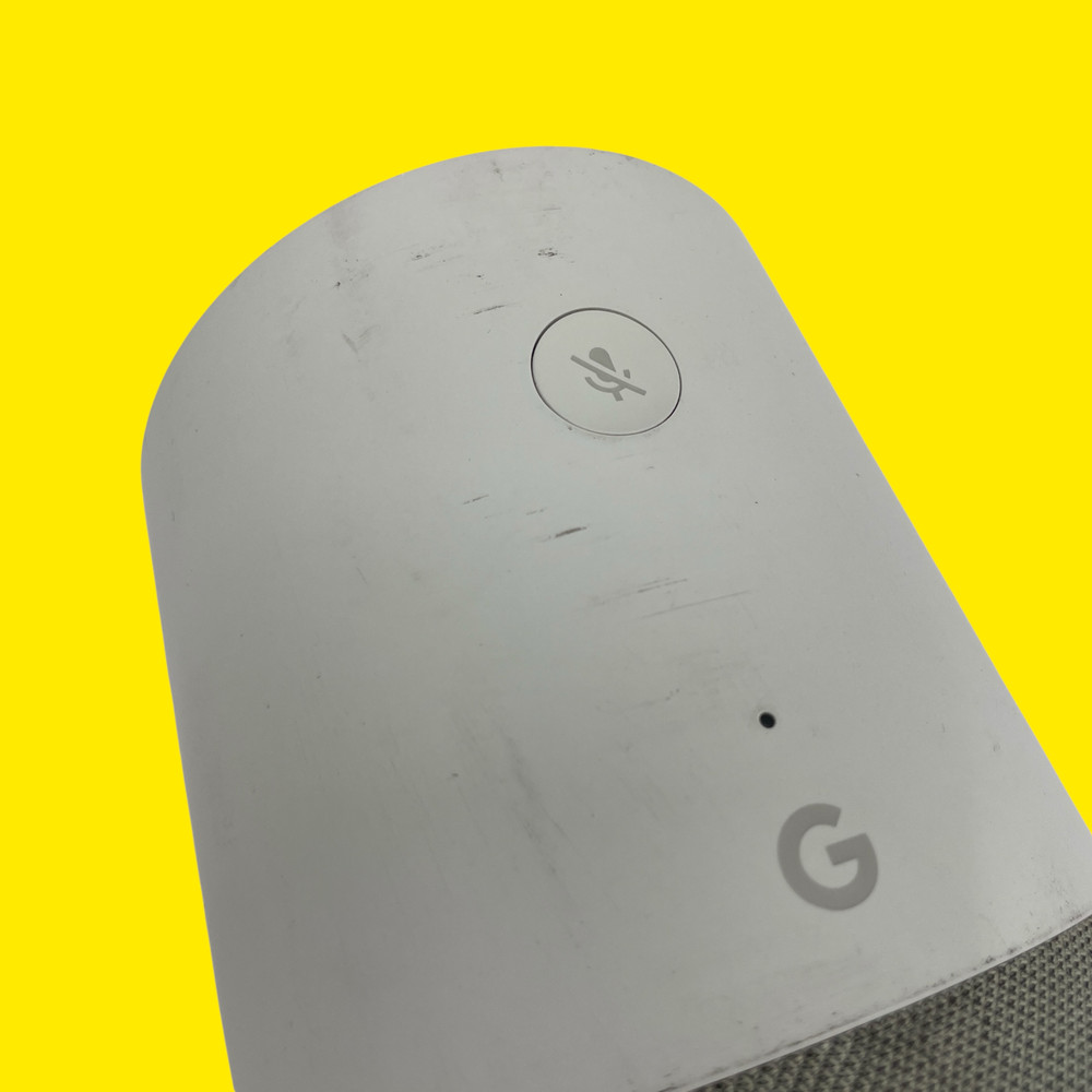 White Google Assistant Google Home Smart Speaker ONLY #1111 Z37/2