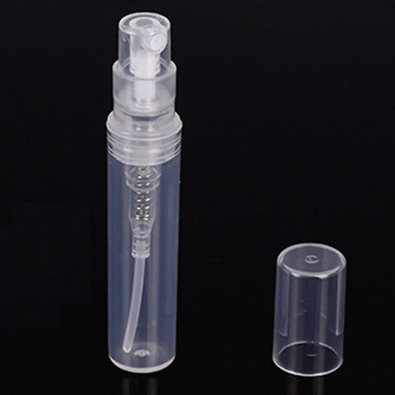 200Pcs 2/3/5/8/10ml Mini Refillable Bottle Protable Plastic Spray Perfume Bottle