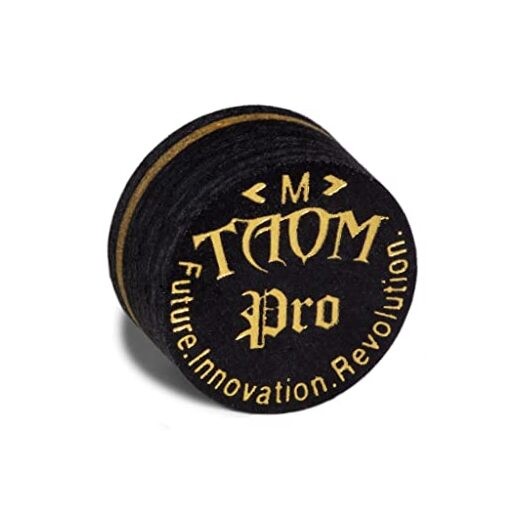 Taom Pro Laminated Pool Billiard Cue Tip - 14 mm - 1 pc Medium