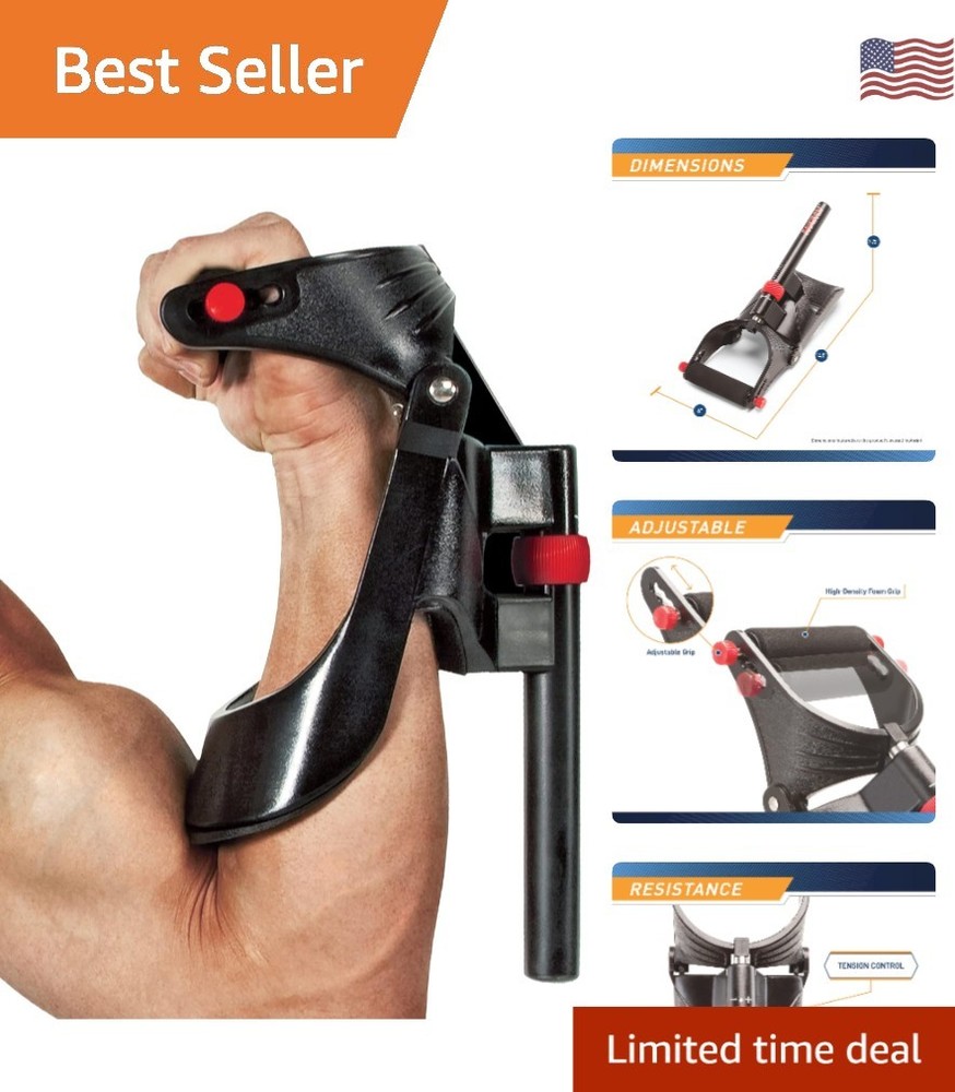 Versatile Wrist & Forearm Strengthener – Compact, Adjustable, and Efficient