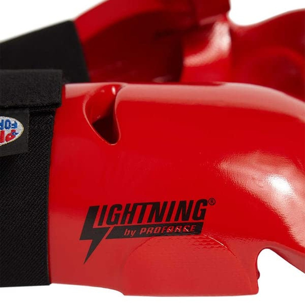 Pro Force Lightning Punches Karate Sparring Gloves - Red - Small