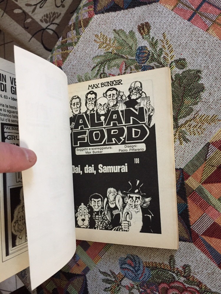 1978 Alan Ford No.108 From Samurai With Stickers