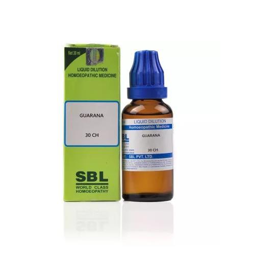 SBL Homeopathic Guarana Dilution 30ml