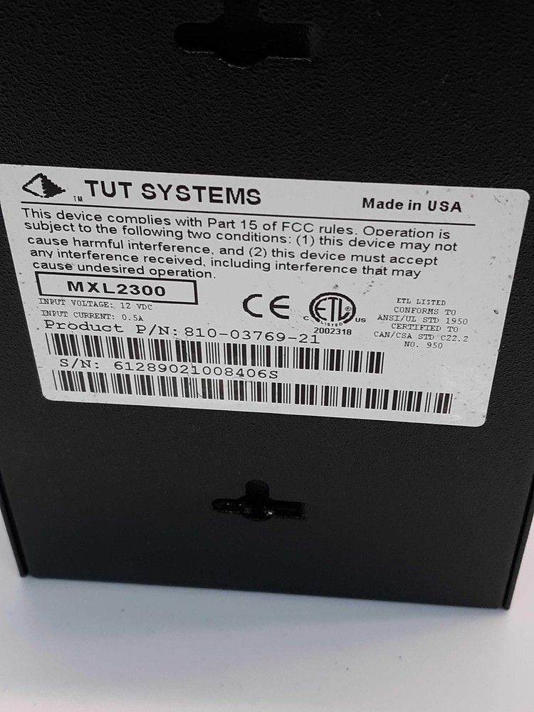 Tut Systems MXL-2300 Ethernet Bridge Router with Power Source