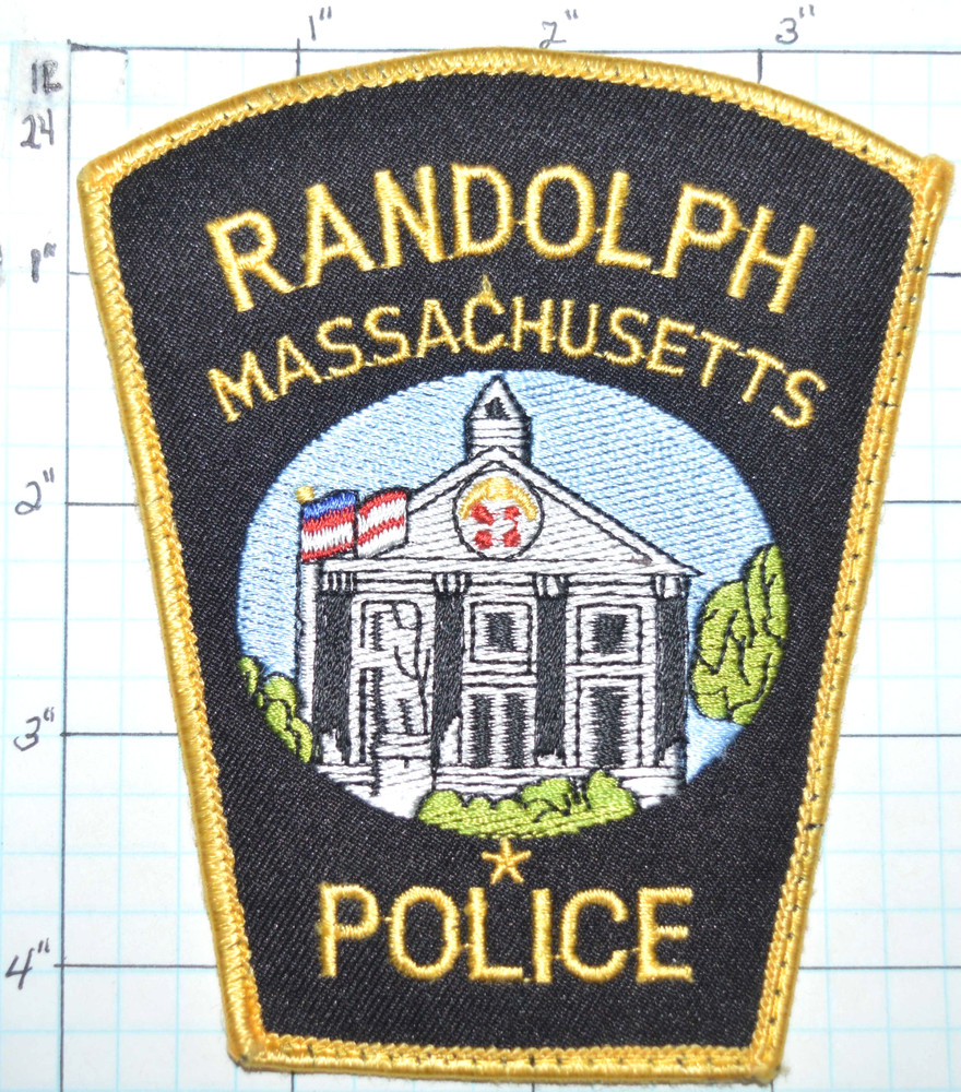 MASSACHUSETTS, RANDOLPH POLICE DEPT USED PATCH