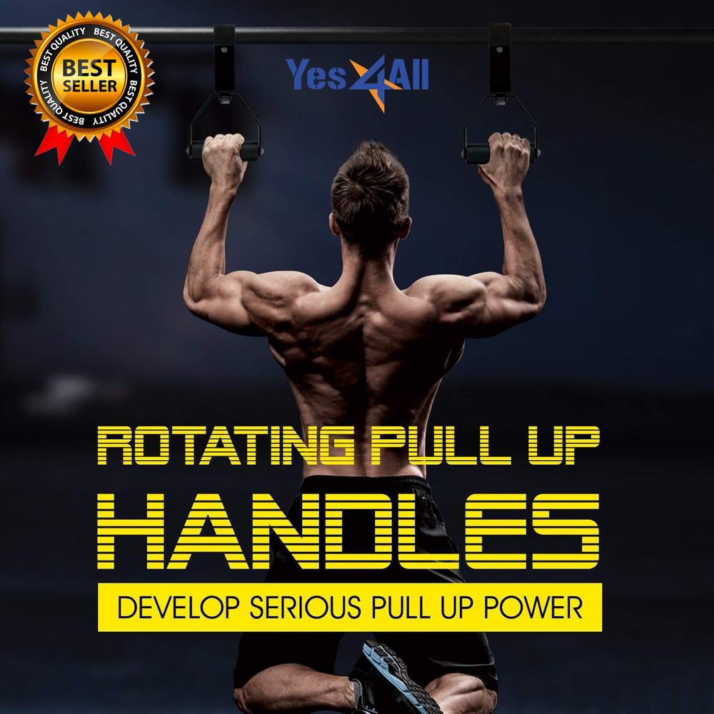 Rotating Pull up Handles for Pull up Bar/Pull up Grips/Barbell Handles