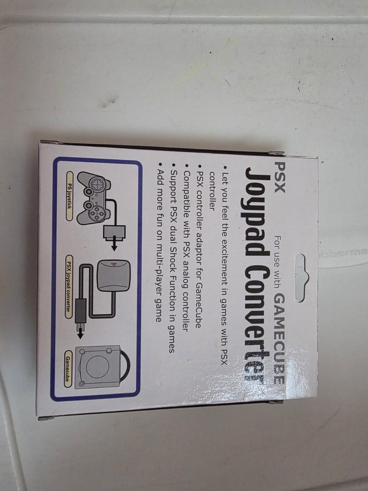 PSX GC PS Controller Adapter for GameCube New