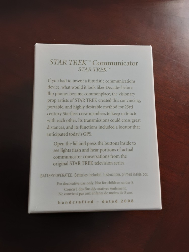 Hallmark Star Trek Communicator Ornament