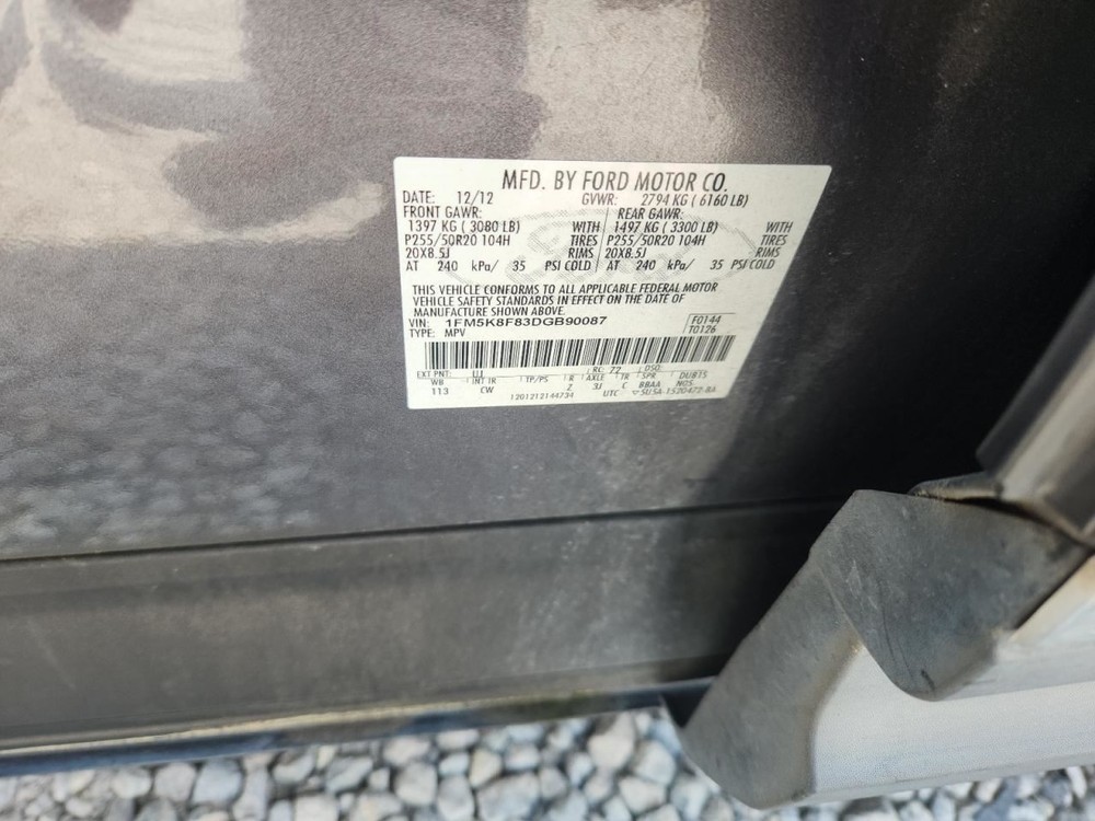 Info-GPS-TV Screen Front Media Interface Fits 13-19 FLEX 4801313