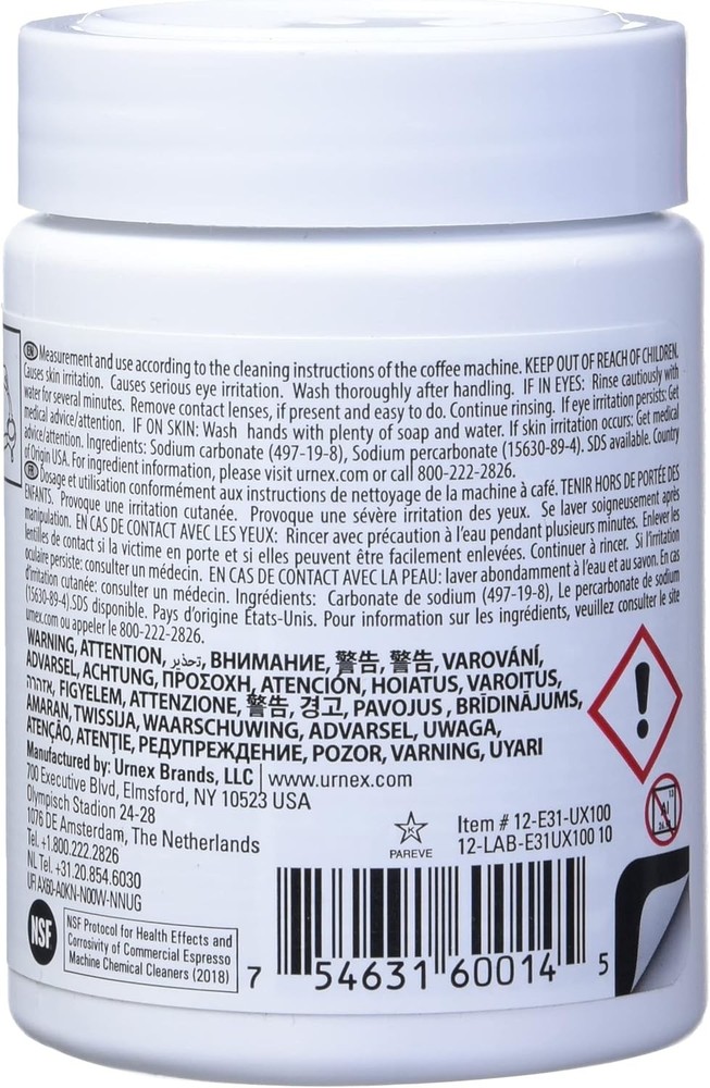 Cafiza Professional Espresso Machine Cleaning Tablets, 100 Count