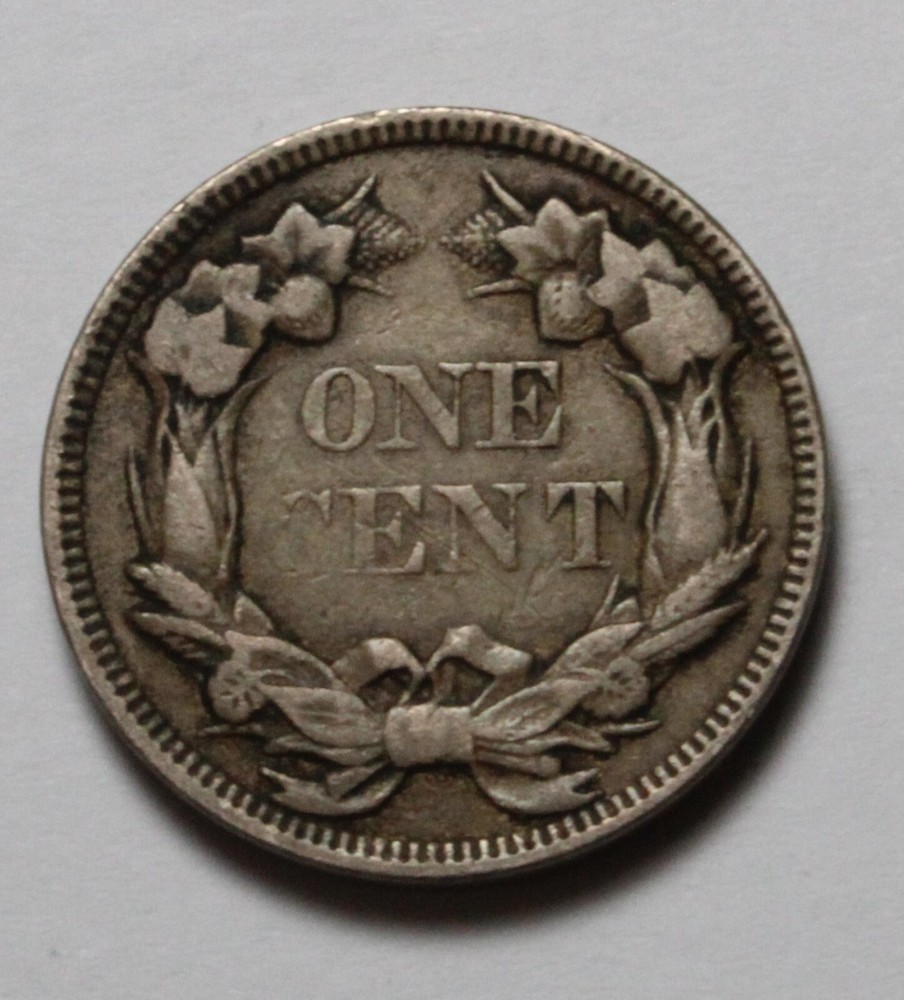 1857 Flying Eagle Cent OM49