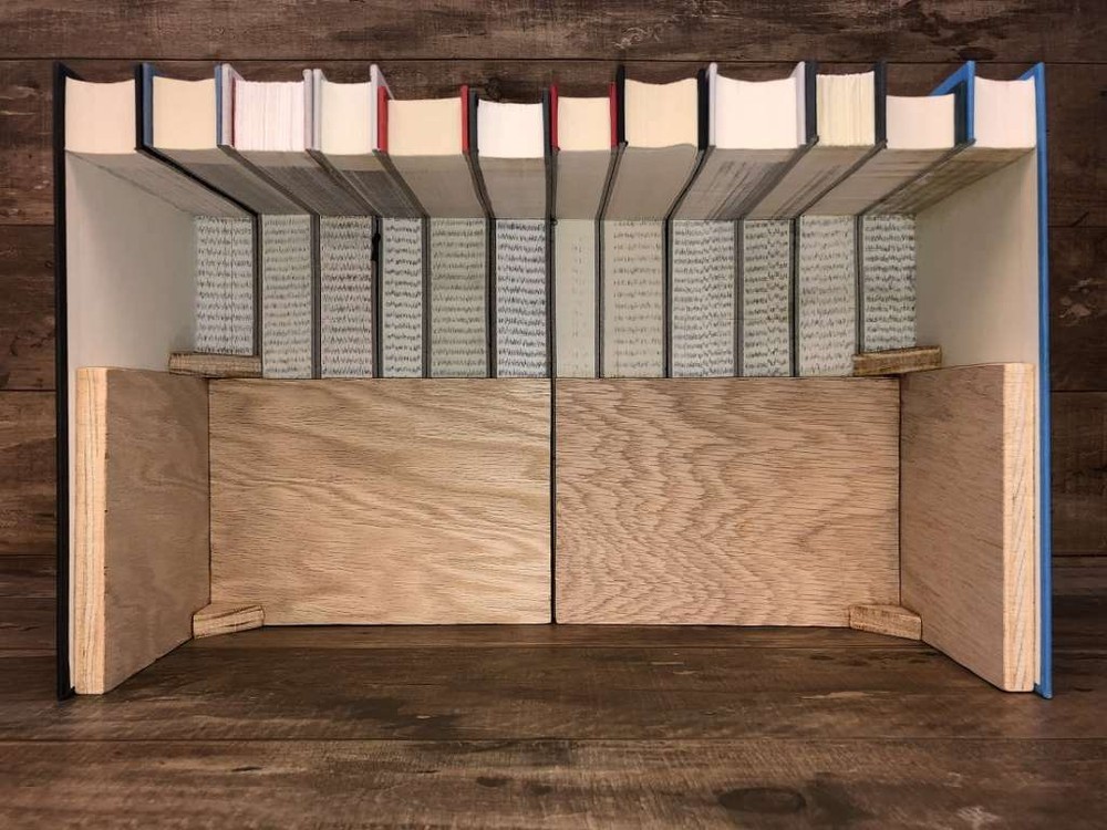 The Archives Bookbox - Book Safe Hidden Storage Solution for Router, Modem, Cord