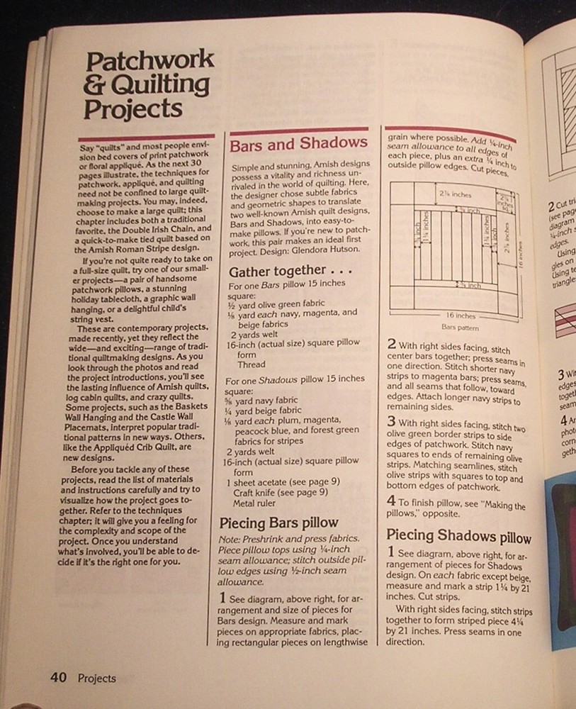 3 References, Molly Makes Patchwork, Quilting Shortcuts, Patchwork & Applique