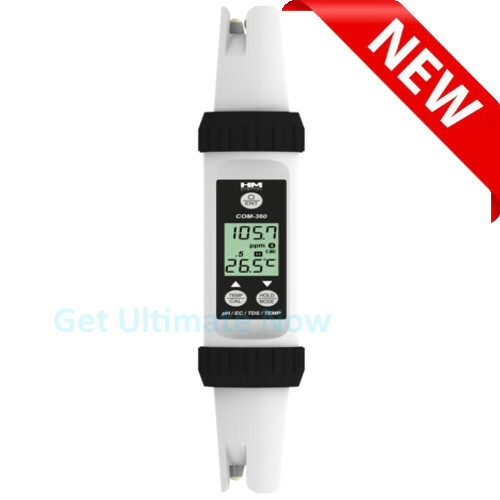 COM-360: Waterproof Professional Series pH/EC/TDS/Temp Meter