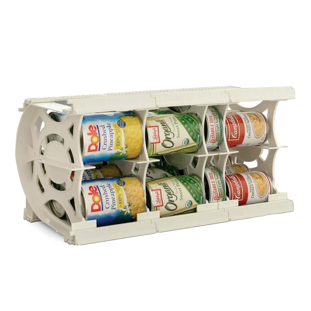 Shelf Reliance Cansolidator Cupboard - 1-Pack Can Organizer for Pantry, Stack...