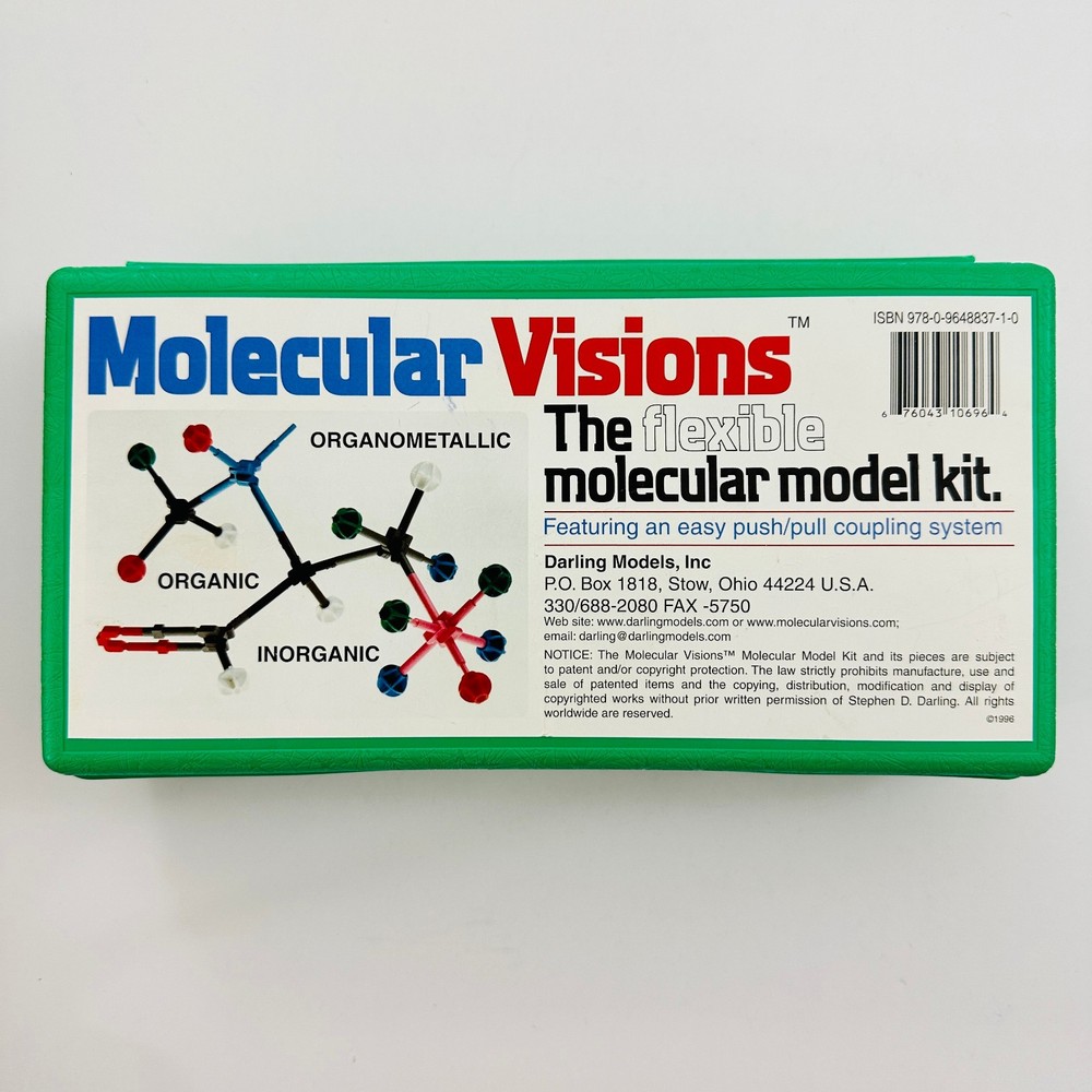 Molecular Visions Flexible Model Kit Missing Few Pieces Darling Models