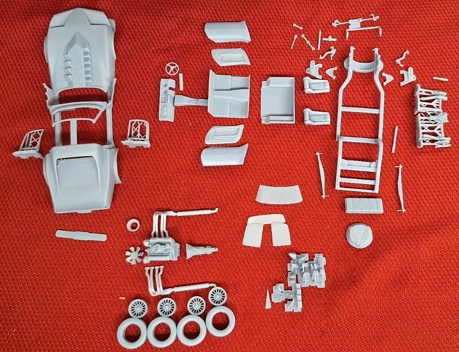ABS Type Resin 3D Printed Corvette Summer Model Kit