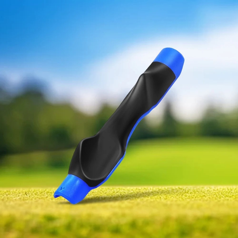 Golf Grip Trainer Attachment for Improving Hand Positioning