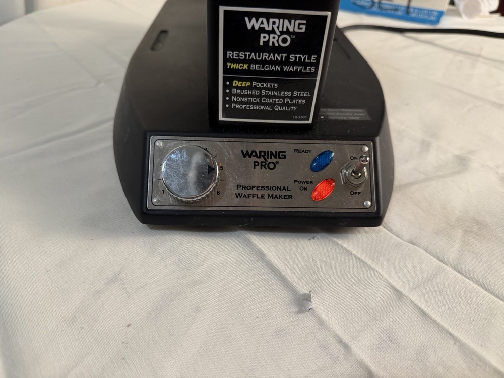 Warning Pro Professional Flip Waffle Maker