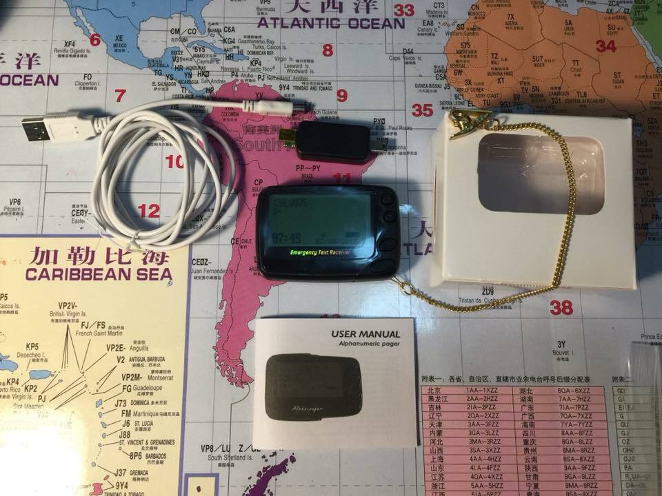 Programmable POCSAG Pager Emergency Text Receiver For MMDVM DAPNET UHF VHF