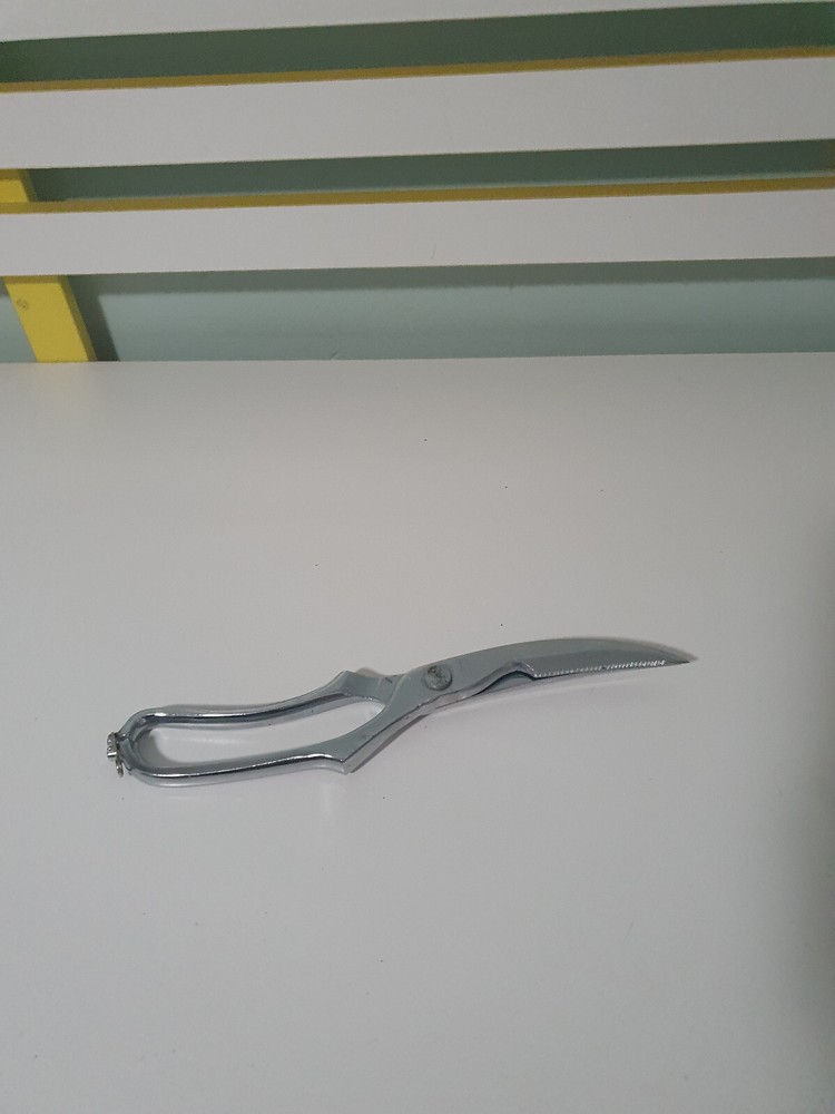 CHROM poultry shears made in italy - freshly sharpened