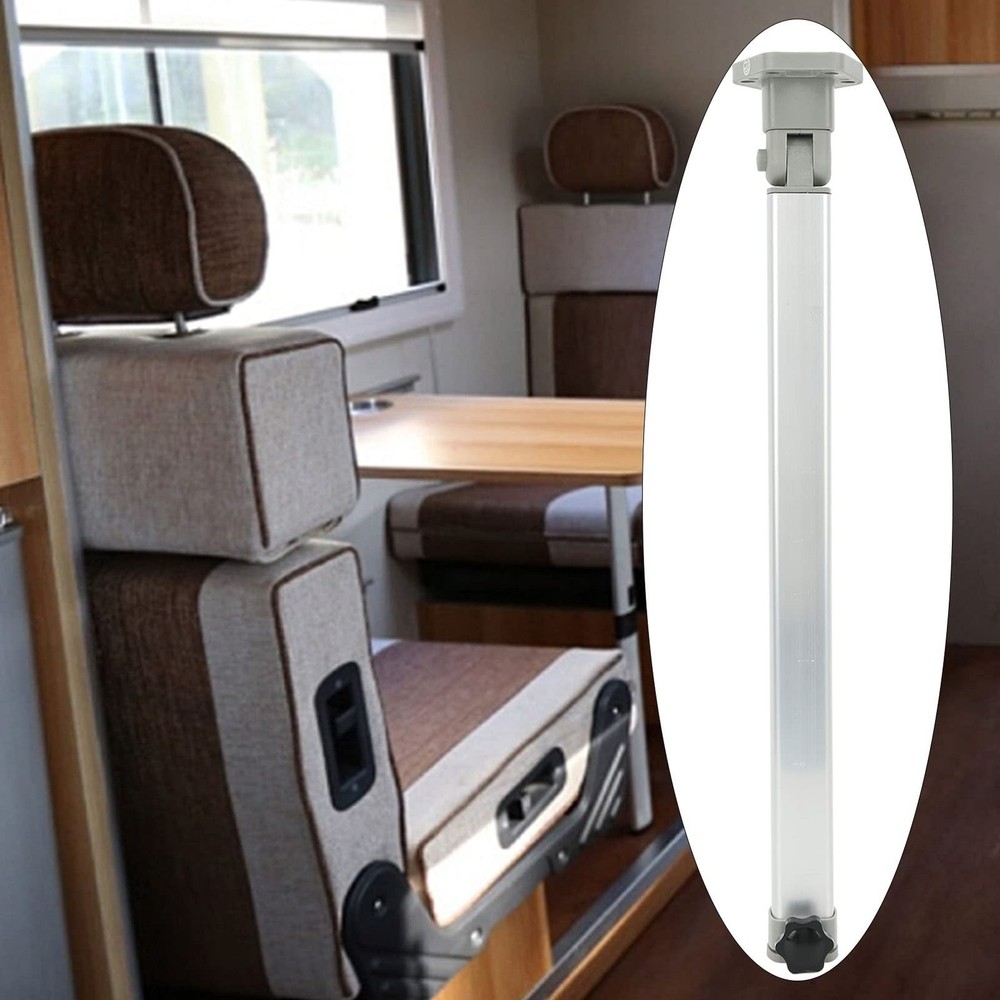 Adjustable Foldable Telescopic Table Leg Height, Rustproof Silver 560-930mm