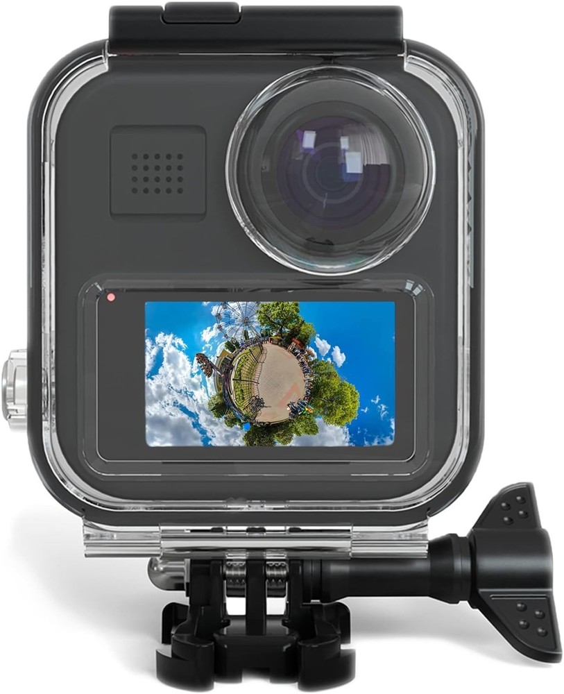 Touchscreen Waterproof Housing for GoPro MAX - Includes Mounting Kit