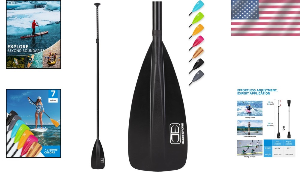 Innovative Adjustable SUP Paddle with Reinforced Blades for Ultimate Control