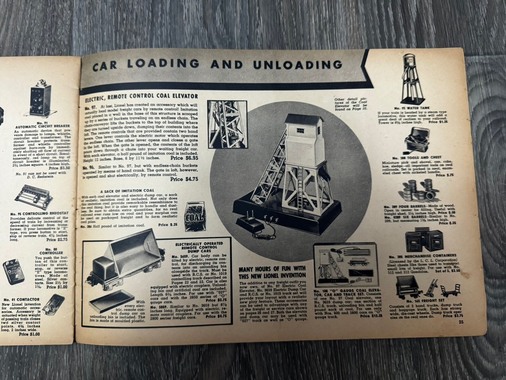Lionel Consumer Train Catalog 1938 ?