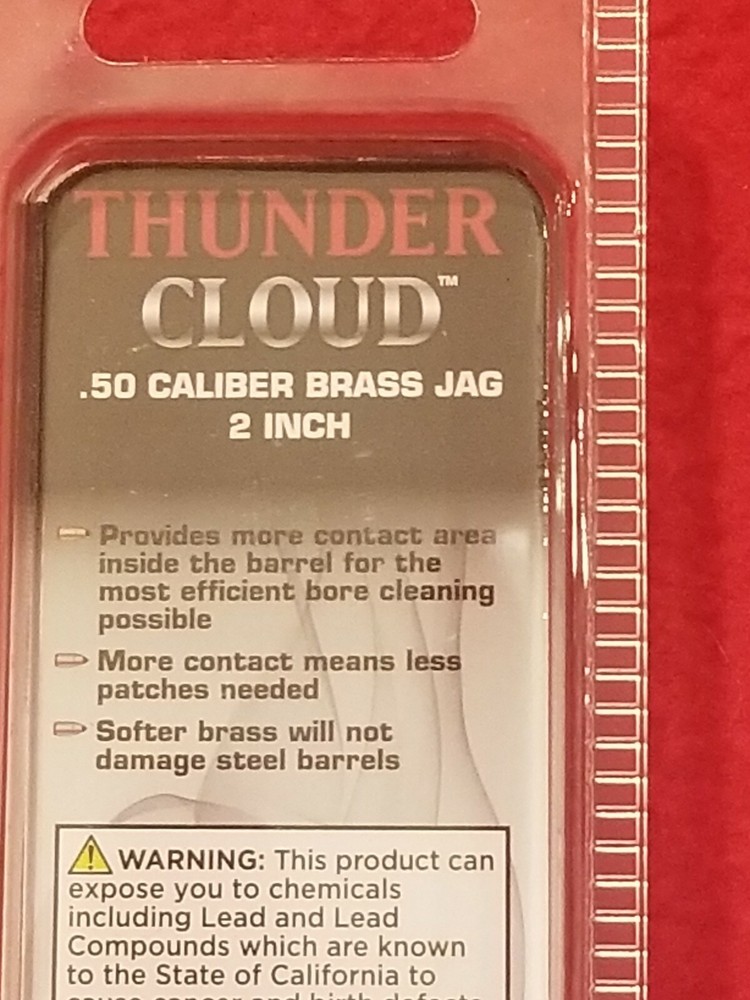 NEW ALLEN Thunder Cloud # 87135A Muzzleloader .50 Cal Brass Jag 10-32 2”
