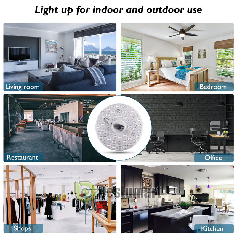 Ceiling LED Light Replacement LED Light Engine Retrofit Kit Ceiling Fan Light 6"