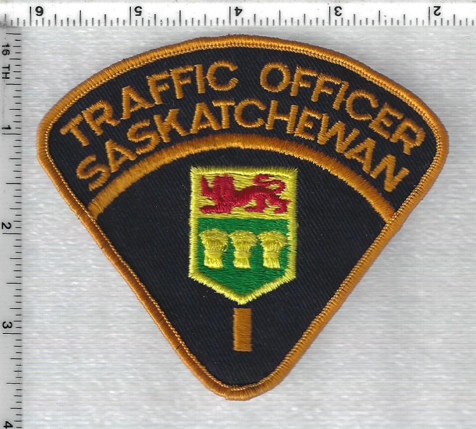 Saskatchewan Traffic Officer (Canada) 1st Issue Shoulder Patch