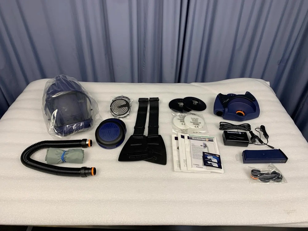Sundstrom SR500 SR570 Face Shield Battery Powered Air Purifying Respirators PAPR
