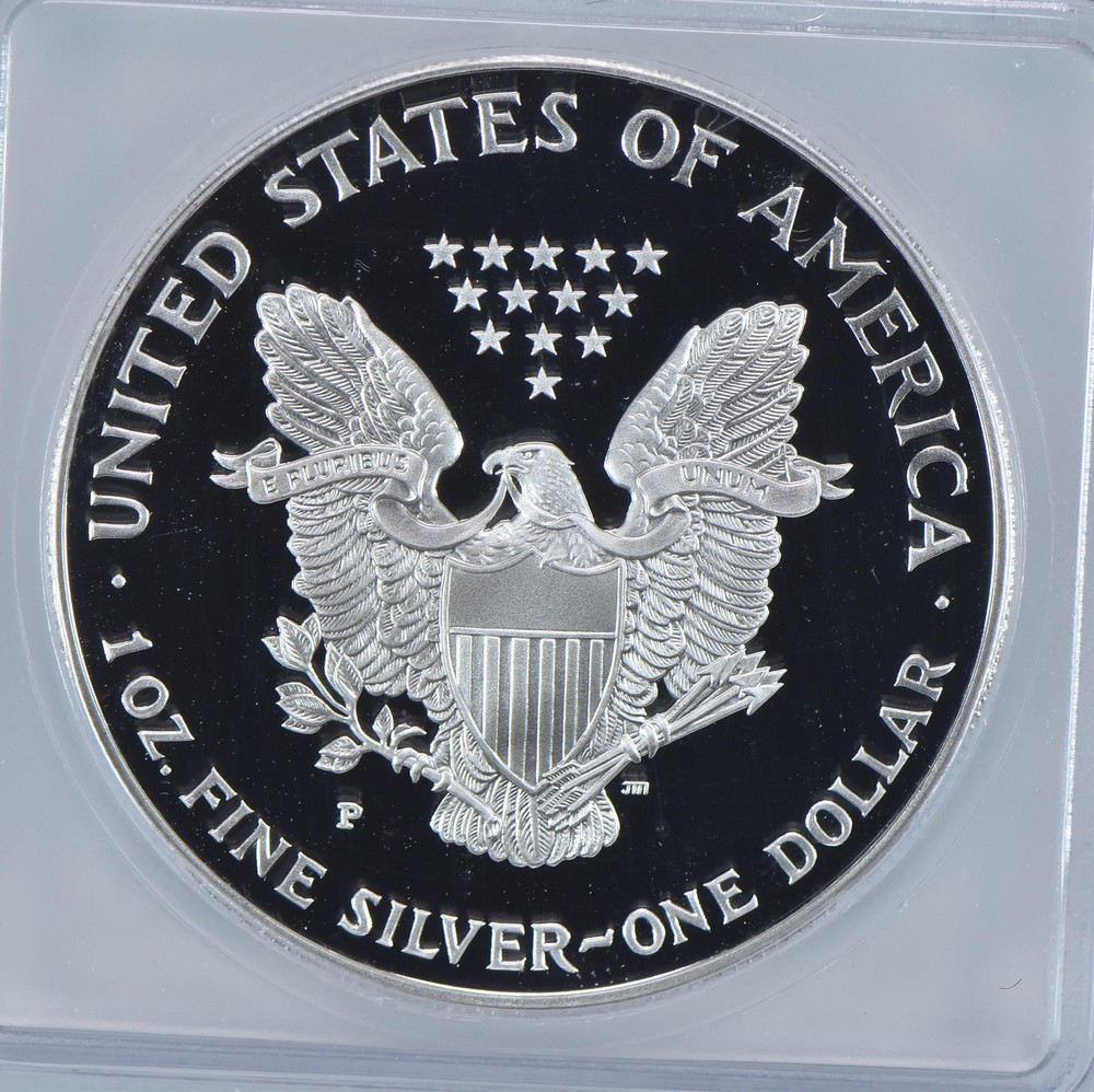 1996-P American Silver Eagle PR70 DCAM ICG