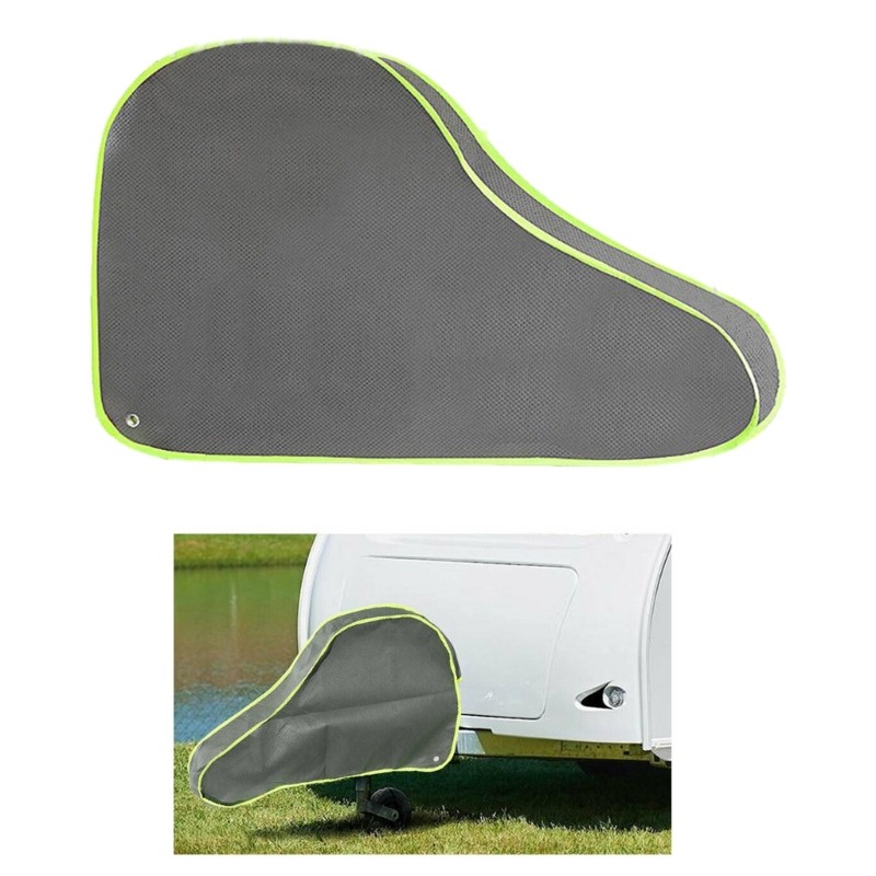 Trailer Cover Coupling Lock Tow JackWaterproof CaravansHitch Dustproof Protector