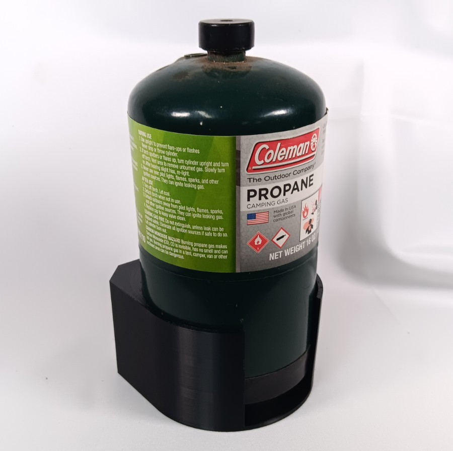 Coleman 1 lb Mini Propane Cylinder Wall-Mount Bracket Holder
