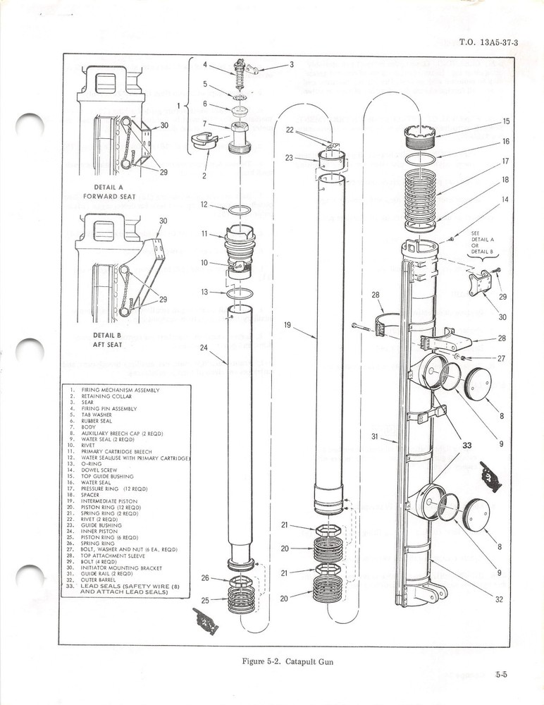 MK-H7 Ejection Seat Overhaul (Air Force Seat) Flight Manual - CD version