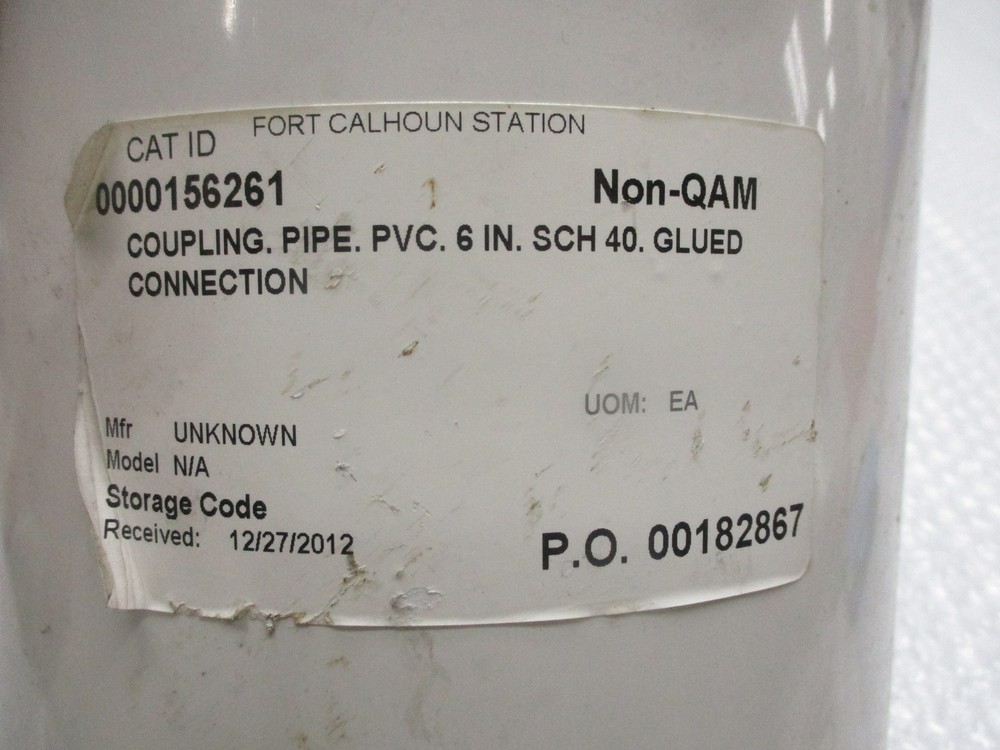 INDUSTRIAL SPARE SCH40 PIPE COUPLING 6" NSNP