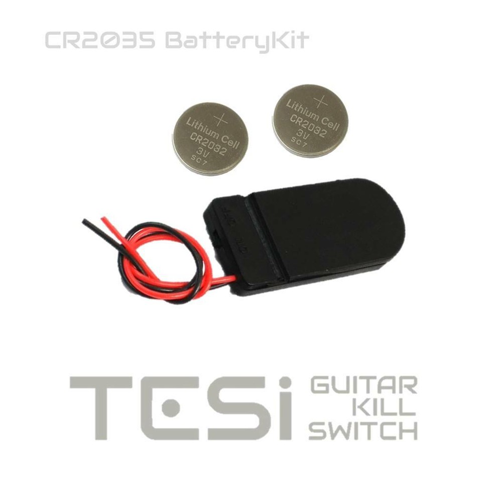 Tesi Switch FLATBAT CR2032 6V Battery Pack - Clear