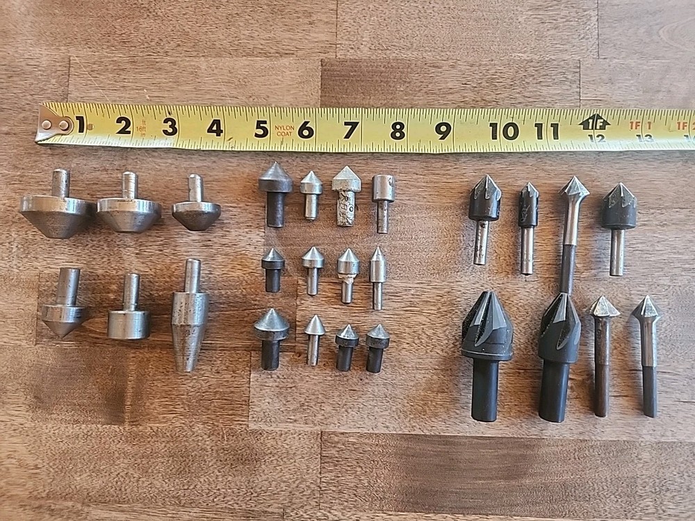 Mini/Lathe counter sinks, Bullnose, Centering, deburring cutters Lot.