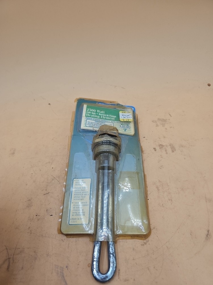 Universal Water Heater Element 9000134. 2500W, 240V Screw-In flange.