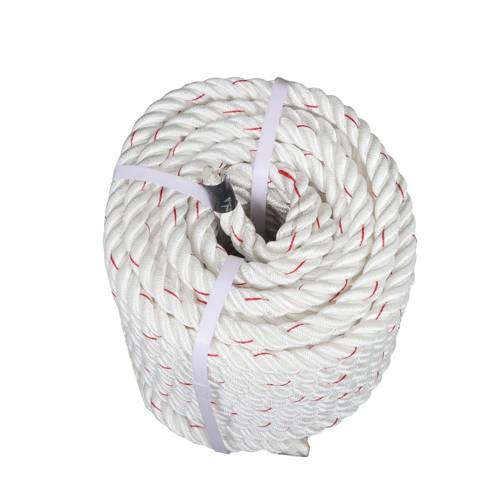 3/4" ×120ft Polyester Braided Rope 2038lbs Breaking Strength Strong Pulling