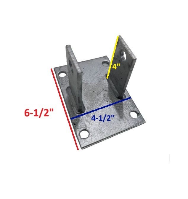 EZ Loader Boat Trailer Equalizer Shackle Hanger Bracket Tandem Axle 3" Frame