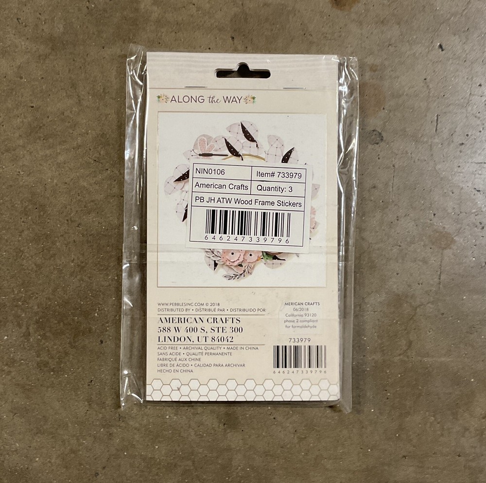 Jen Hadfield Dimensional Stickers - 3 Pack