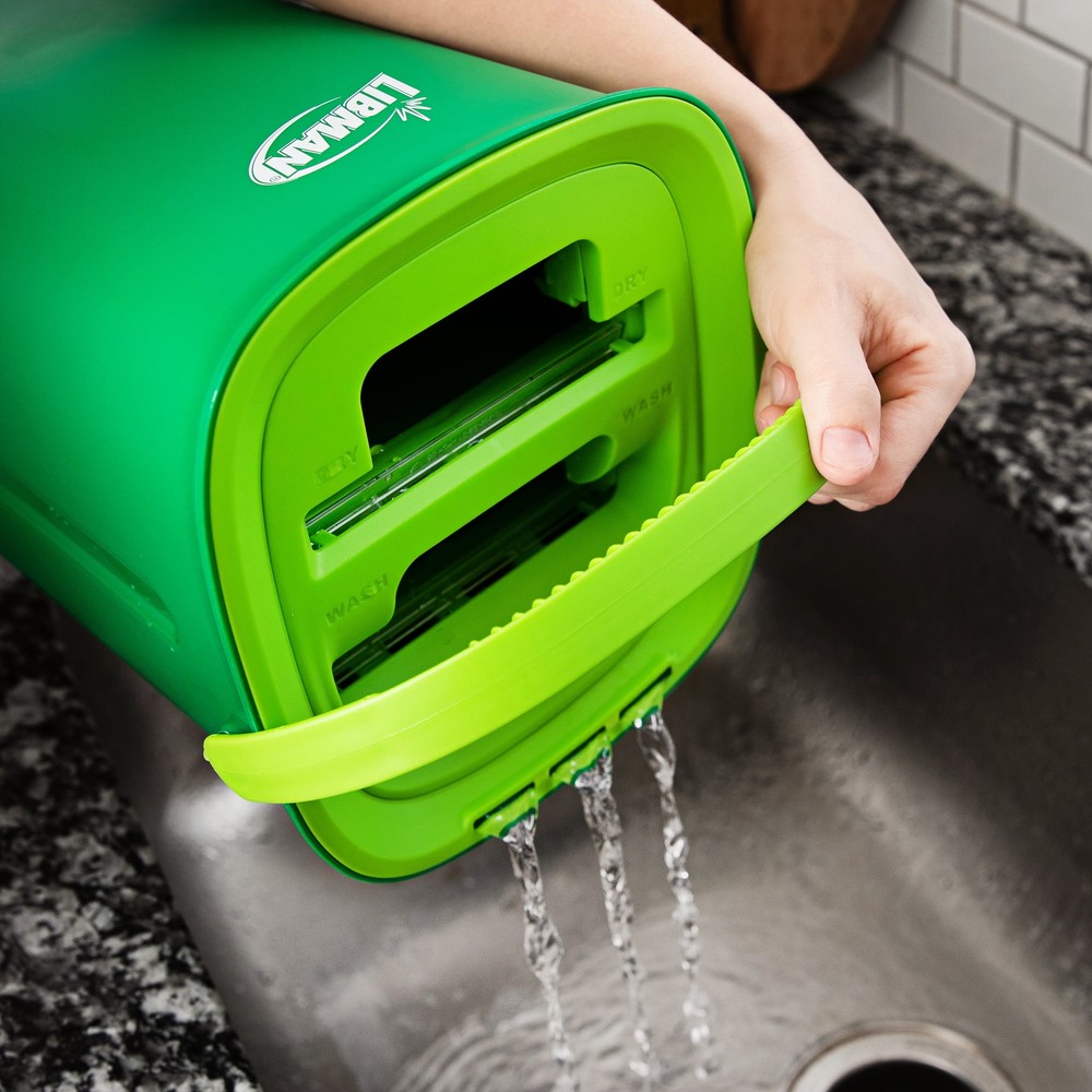 Rinse 'n Wring Flat Mop System with Microfiber Cleaning Pad