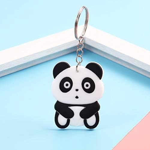 KINGFOREST 50-Piece Split Key Ring Kit with Chains & Jump Rings 50PCS, Silver