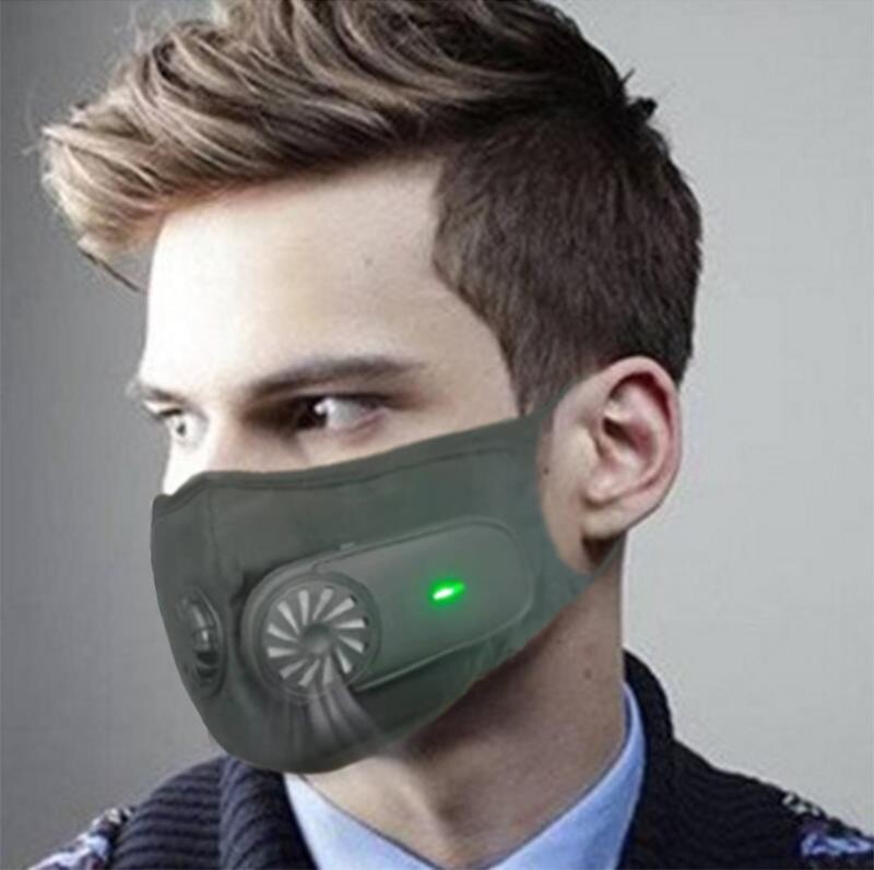 Face Mask with a FAN