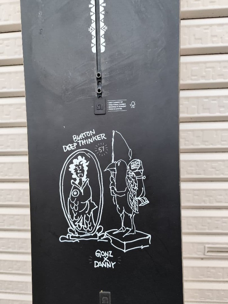 BURTON Deep Thinker Snowboard 157cm 2017-2018 Model