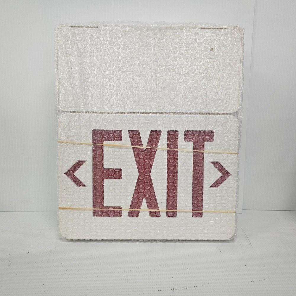 NOS PI LED Exit / Incandescent Emergency Light Combination E1023R